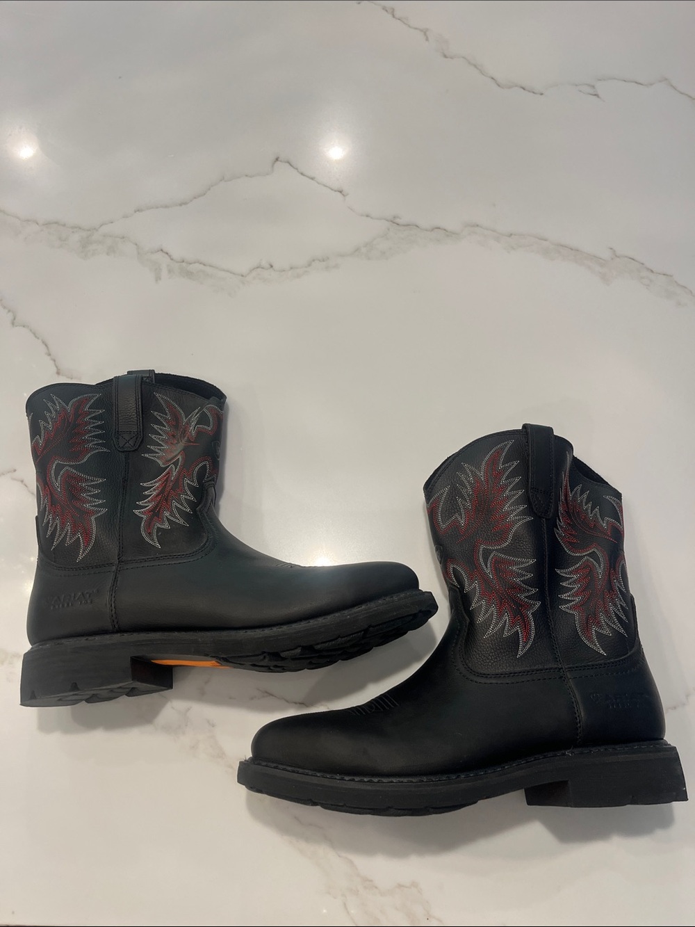 Ariat NEW Sierra Shock Shield Wide Square Toe Steel Toe Work Boot 11 Wide - Picture 10 of 13